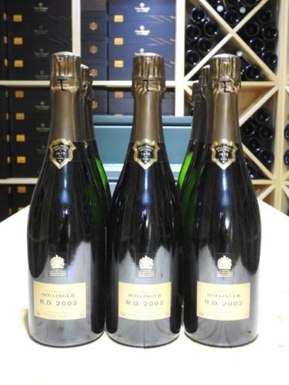 3 B CHAMPAGNE EXTRA BRUT R.D, 2002, Bollinger...