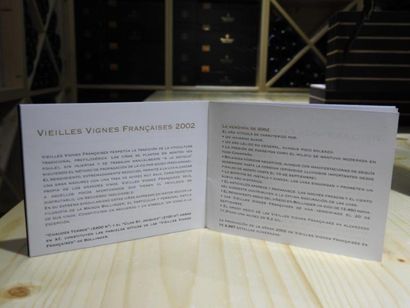 1 B CHAMPAGNE BRUT VIEILLES VIGNES FRANCAISES...