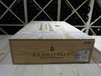 6 B HERMITAGE LA CHAPELLE (Caisse Bois cerclée),...
