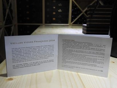 1 B CHAMPAGNE BRUT VIEILLES VIGNES FRANCAISES...
