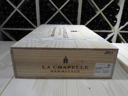 6 B HERMITAGE LA CHAPELLE (Caisse Bois cerclée),...