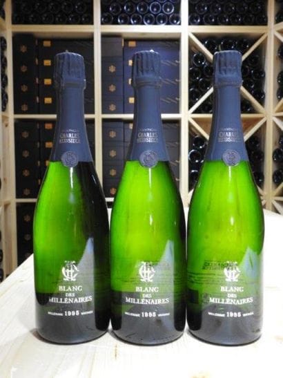 3 B CHAMPAGNE BRUT BLANC DES MILLENAIRES,...