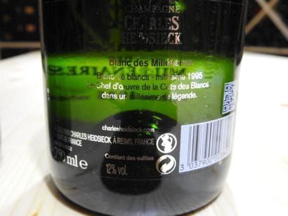 3 B CHAMPAGNE BRUT BLANC DES MILLENAIRES,...