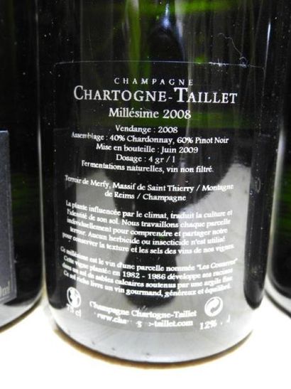 6 B CHAMPAGNE BRUT, 2008, Chartogne-Taillet...