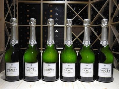 6 B CHAMPAGNE BRUT BLANC DE BLANCS, 2008,...