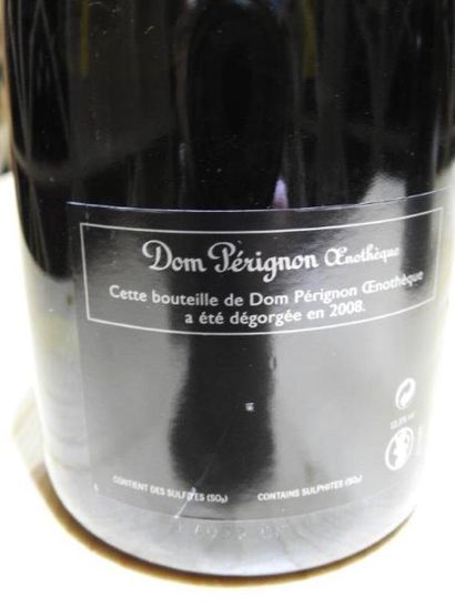 1 B CHAMPAGNE BRUT DOM PERIGNON BRUT OENOTHEQUE,...