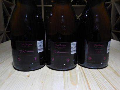 3 B CHAMPAGNE BRUT DOM PERIGNON Rosé, 2003,...