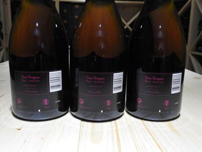 3 B CHAMPAGNE BRUT DOM PERIGNON Rosé, 2003,...