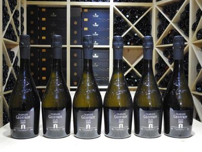 6 B CHAMPAGNE EXTRA BRUT, 2004, Geoffroy...