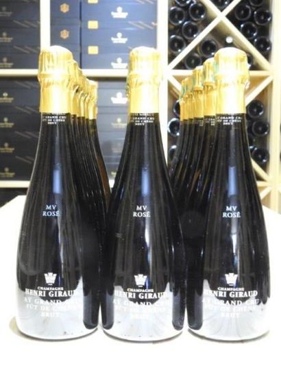 3 B CHAMPAGNE BRUT AY FUT DE CHENE MV Rosé,...