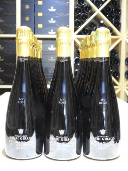 3 B CHAMPAGNE BRUT AY FUT DE CHENE MV Rosé,...