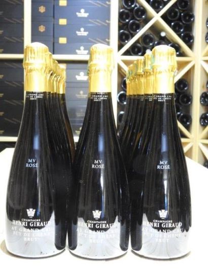 3 B CHAMPAGNE BRUT AY FUT DE CHENE MV Rosé,...