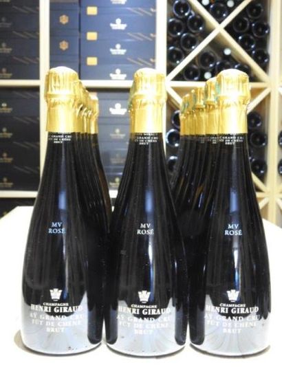 3 B CHAMPAGNE BRUT AY FUT DE CHENE MV Rosé,...