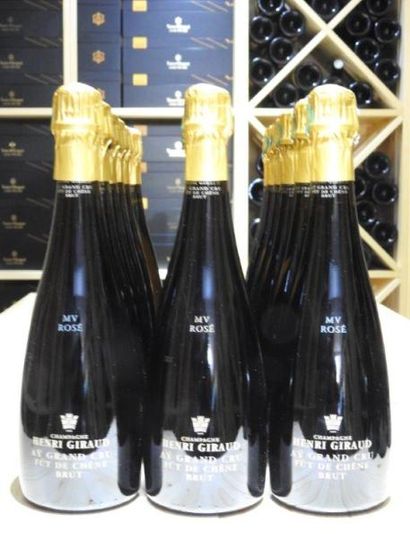 3 B CHAMPAGNE BRUT AY FUT DE CHENE MV Rosé,...