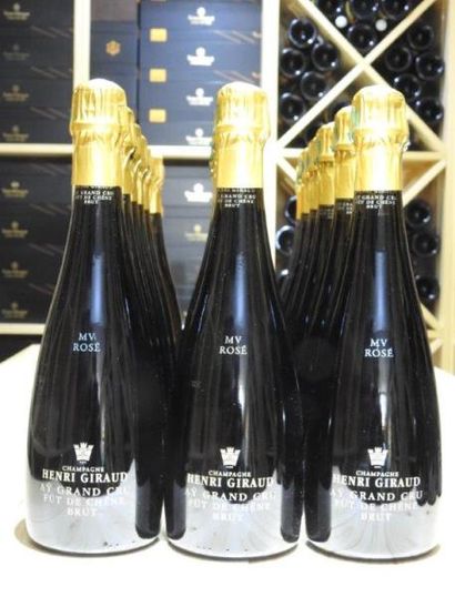 3 B CHAMPAGNE BRUT AY FUT DE CHENE MV Rosé,...