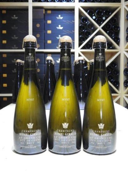 3 B CHAMPAGNE BRUT AY FUT DE CHENE MV 07,...