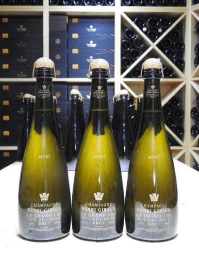 3 B CHAMPAGNE BRUT AY FUT DE CHENE MV 07,...