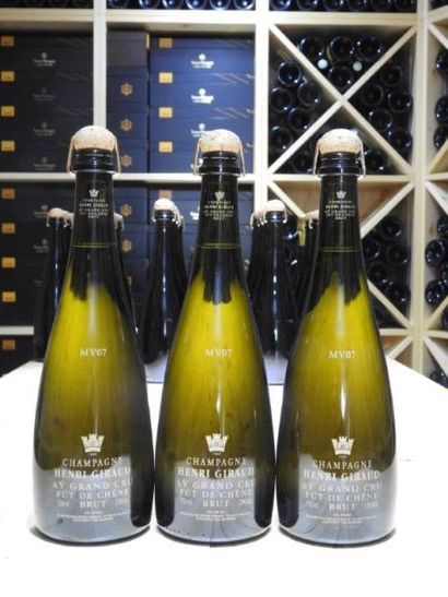 3 B CHAMPAGNE BRUT AY FUT DE CHENE MV 07,...