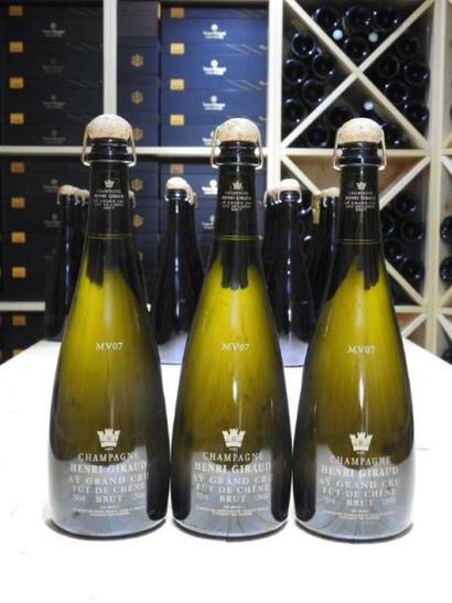 3 B CHAMPAGNE BRUT AY FUT DE CHENE MV 07,...