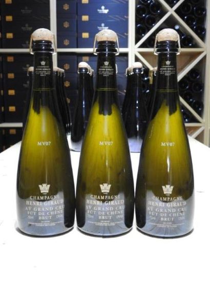 3 B CHAMPAGNE BRUT AY FUT DE CHENE MV 07,...