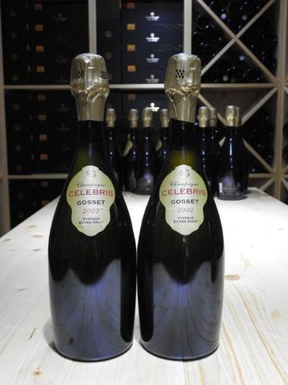 2 B CHAMPAGNE EXTRA BRUT CELEBRIS, 2002,...