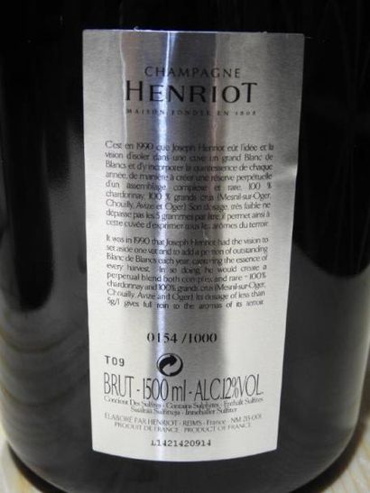 2 Mag CHAMPAGNE BRUT CUVE 38 LA RESERVE PERPETUELLE,...