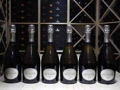 6 B CHAMPAGNE BRUT CUVEE DES ENCHANTELEURS,...