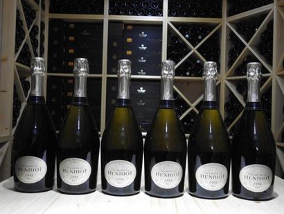 6 B CHAMPAGNE BRUT CUVEE DES ENCHANTELEURS,...