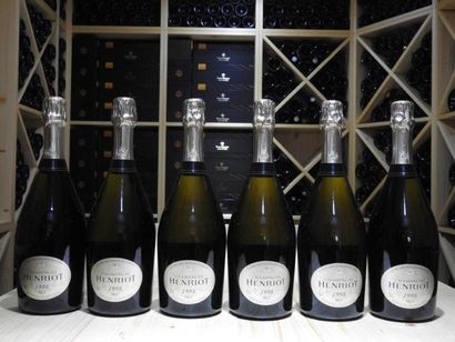 6 B CHAMPAGNE BRUT CUVEE DES ENCHANTELEURS,...