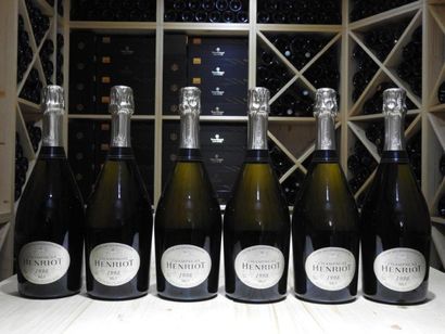 6 B CHAMPAGNE BRUT CUVEE DES ENCHANTELEURS,...