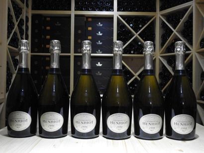 6 B CHAMPAGNE BRUT CUVEE DES ENCHANTELEURS,...