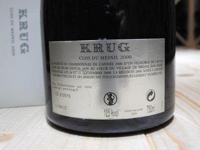 1 B CHAMPAGNE BRUT CLOS DU MESNIL (Coffret...