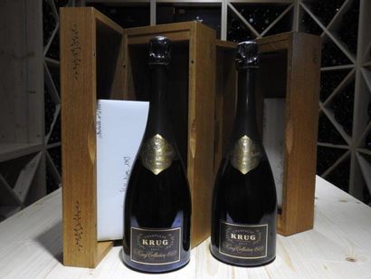 2 B CHAMPAGNE BRUT COLLECTION (Coffrets Bois),...