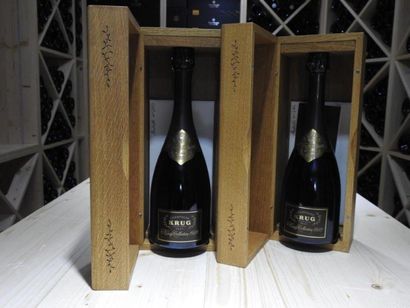 2 B CHAMPAGNE BRUT COLLECTION (Coffrets Bois),...