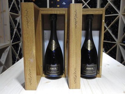 2 B CHAMPAGNE BRUT COLLECTION (Coffrets Bois),...