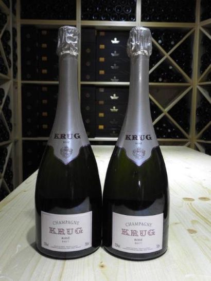 2 B CHAMPAGNE BRUT Rosé, NM, Krug