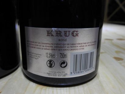 2 B CHAMPAGNE BRUT Rosé, NM, Krug