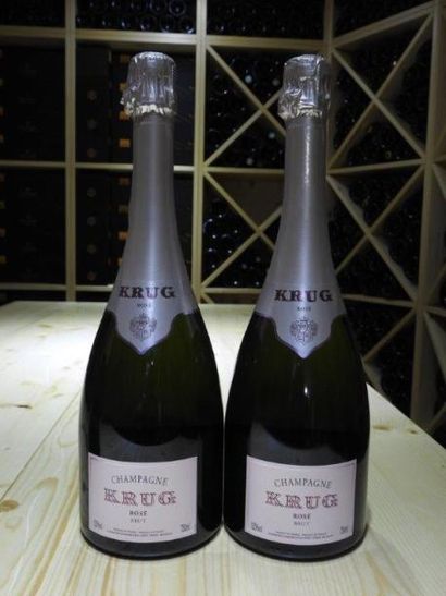 2 B CHAMPAGNE BRUT Rosé, NM, Krug