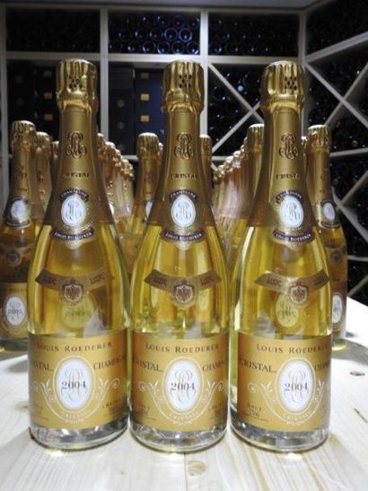 3 B CHAMPAGNE BRUT CRISTAL , 2004, Louis...