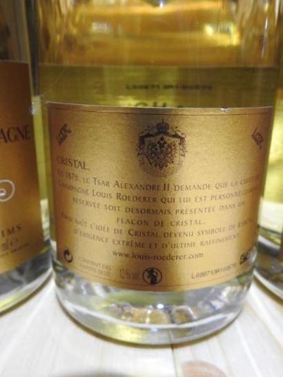 3 B CHAMPAGNE BRUT CRISTAL , 2004, Louis...