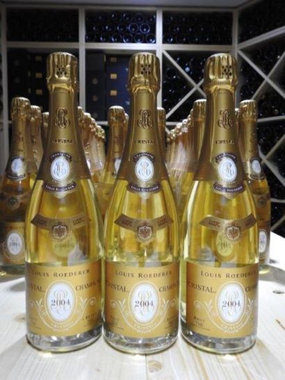 3 B CHAMPAGNE BRUT CRISTAL , 2004, Louis...