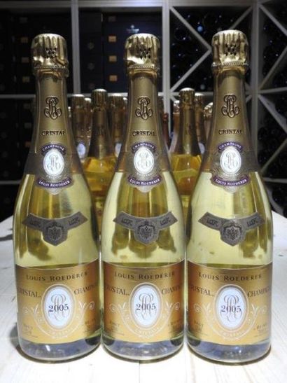 3 B CHAMPAGNE BRUT CRISTAL, 2005, Louis ...