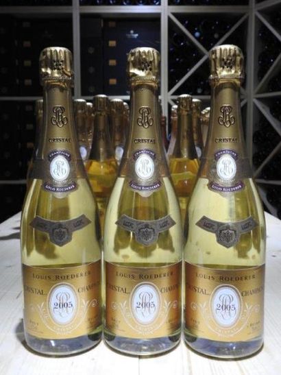 3 B CHAMPAGNE BRUT CRISTAL, 2005, Louis ...