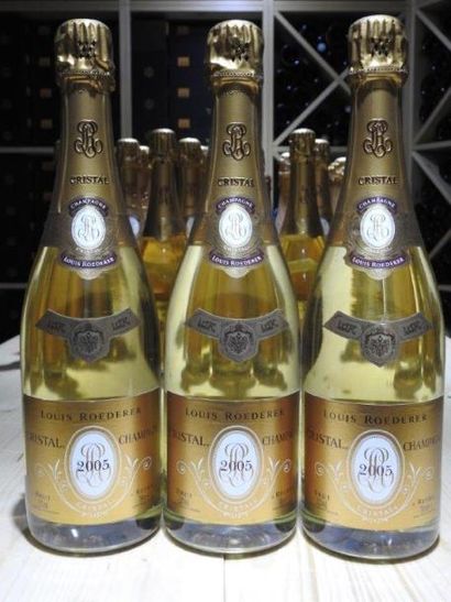 3 B CHAMPAGNE BRUT CRISTAL, 2005, Louis ...