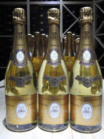 3 B CHAMPAGNE BRUT CRISTAL, 2005, Louis ...
