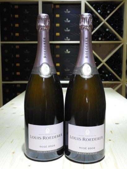 2 Mag CHAMPAGNE BRUT Rosé, 2008, Louis R...