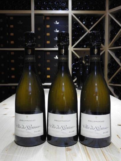 3 B CHAMPAGNE BRUT CLOS DES GOISSES, 2005,...
