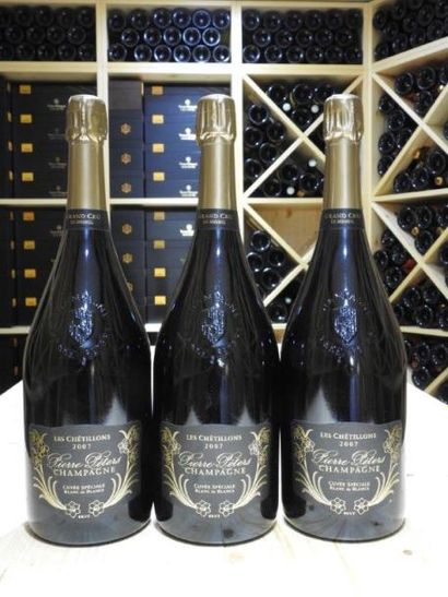 3 Mag CHAMPAGNE BRUT LES CHETILLONS, 2007,...