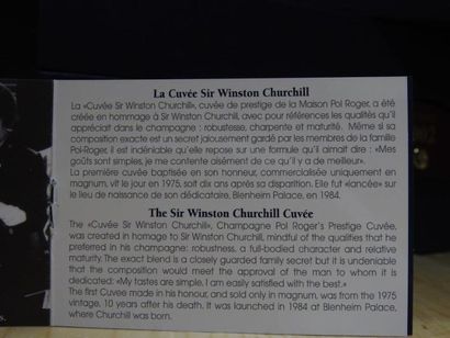 3 B CHAMPAGNE BRUT WINSTON CHURCHILL, 2002,...