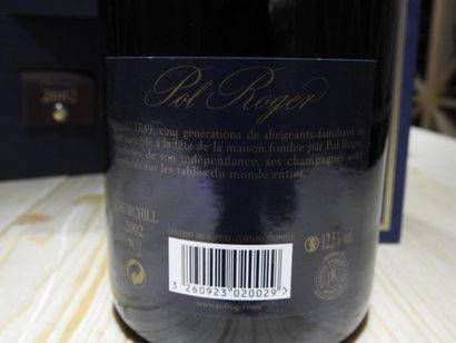 3 B CHAMPAGNE BRUT WINSTON CHURCHILL, 2002,...